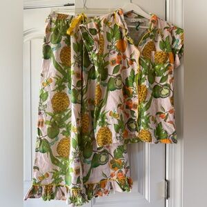 Jayes Studio Lux Sateen Capri PJ Set (Small)